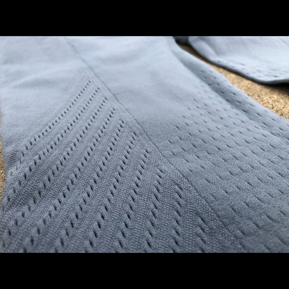 Lululemon‎ Time Warp Tights Blue Denim Sz M